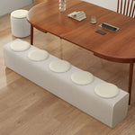 Casaconer | 伸縮式ペーパーベンチ・幅120~250cm・折りたたみ可能・軽量設計・コンパクト収納・スタイリッシュデザイン・紙素材使用・ホワイト/ブラウン