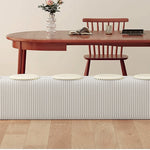 Casaconer | 伸縮式ペーパーベンチ・幅120~250cm・折りたたみ可能・軽量設計・コンパクト収納・スタイリッシュデザイン・紙素材使用・ホワイト/ブラウン