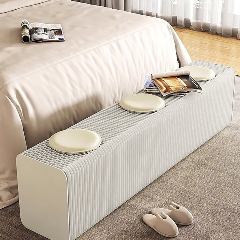 Casaconer | 伸縮式ペーパーベンチ・幅120~250cm・折りたたみ可能・軽量設計・コンパクト収納・スタイリッシュデザイン・紙素材使用・ホワイト/ブラウン