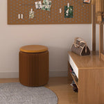 Casaconer | 折りたたみチェア・高さ30cm/40cm・丸型スツール・軽量設計・紙素材構造・コンパクト収納・持ち運び便利・ホワイト/ブラウン