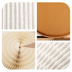 折りたたみ チェア おしゃれ 折りたたみチェア コンパクト おりたたみ 高さ30cm/40cm 丸型スツール 軽量設計 紙素材構造 コンパクト収納 持ち運び便利 ホワイト/ブラウン スツール 在宅ワーク 家具 整理 紙製 シンプル