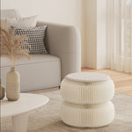 折りたたみ チェア おしゃれ 折りたたみチェア コンパクト おりたたみ 高さ30cm/40cm 丸型スツール 軽量設計 紙素材構造 コンパクト収納 持ち運び便利 ホワイト/ブラウン スツール 在宅ワーク 家具 整理 紙製 シンプル