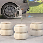 折りたたみ チェア おしゃれ 折りたたみチェア コンパクト おりたたみ 高さ30cm/40cm 丸型スツール 軽量設計 紙素材構造 コンパクト収納 持ち運び便利 ホワイト/ブラウン スツール 在宅ワーク 家具 整理 紙製 シンプル