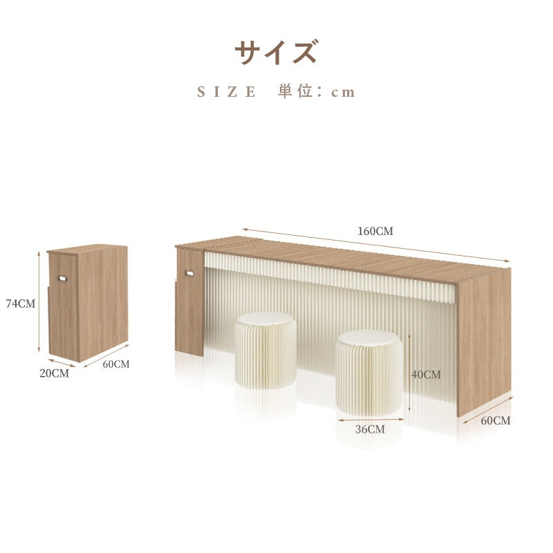 ダイニングテーブル テーブル ラウンドテーブル 北欧 組立簡単 折りたたみ収納可 軽量デザイン 紙素材脚部 モダンインテリアに最適 ホワイト/ブラウン 白 一人暮らし 韓国 インテリア おしゃれ