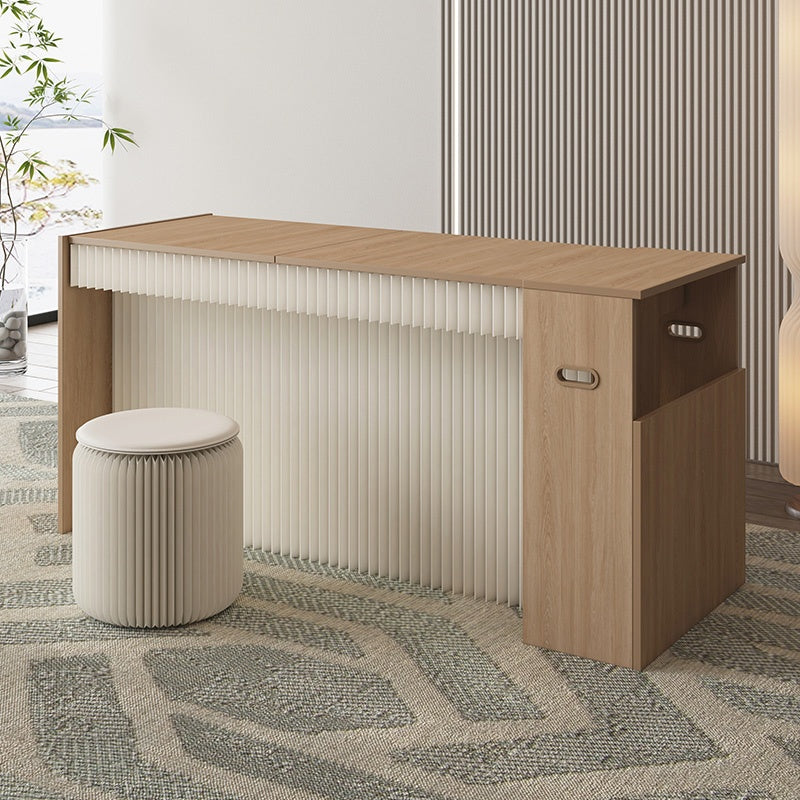 ダイニングテーブル テーブル ラウンドテーブル 北欧 組立簡単 折りたたみ収納可 軽量デザイン 紙素材脚部 モダンインテリアに最適 ホワイト/ブラウン 白 一人暮らし 韓国 インテリア おしゃれ