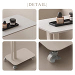 Casaconer | 【簡単組立】サイドテーブル・セラミック・おしゃれ・北欧・モダン・韓国風・収納・寝室収納・収納ラック・リビング収納