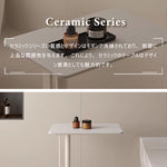 Casaconer | 【簡単組立】サイドテーブル・セラミック・おしゃれ・北欧・モダン・韓国風・収納・寝室収納・収納ラック・リビング収納