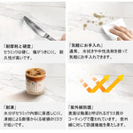 Casaconer | 【簡単組立】サイドテーブル・セラミック・おしゃれ・北欧・モダン・韓国風・収納・寝室収納・収納ラック・リビング収納