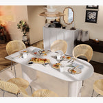 Casaconer | ダイニングテーブル・セラミック・セラミック天板・北欧・韓国・モダン・おしゃれ・リビングテーブル・一人暮らし・6人掛け