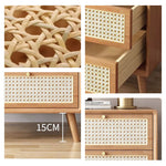 Casaconer | ほぼ完成品・脚の取り付けが必要・ナイトテーブル・サイドテーブル・ベッドサイドチェスト・ベッドサイド・木製・収納・おしゃれ・コンセント・引き出し・シンプル・モダン・ナチュラル・寝室収納・読書・コンパクト・ダークブラウン・ナチュラル