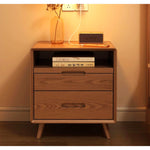 Casaconer | ナイトテーブル・木製ナイトテーブル・天然木・北欧・おしゃれ・収納・小物収納・寝室・幅52