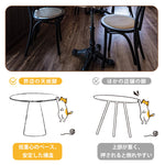 Casaconer | ダイニングテーブル・木製・天然木・北欧・おしゃれ・ナチュラル・モダン・ダイニング・60・80・100・4人掛け