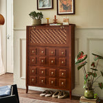 シューズラック スリム おしゃれ 木製 3段 幅120 下駄箱 靴箱 収納 玄関収納 おしゃれ 靴 省 スペース ラック 靴収納 靴入れ 大容量 シンプル 薄型 靴棚 木製 シューズ 北欧 収納棚 スニーカー コンパクト スリッパラック ブーツ ブラウン