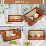 Casaconer | ミニ食器棚・竹製・おしゃれ・ナチュラル・キッチン収納・収納ラック・収納棚・一人暮らし・幅35・奥行き18