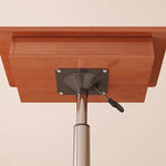 Casaconer | 昇降式テーブル・傾斜天板付き・サイドテーブル・収納付き・キャスター付き・竹製・無段階高さ調節・高さ68~90cm・多機能デスク・ワークテーブル・ミニテーブル・角度調節・幅66cm・おしゃれ・コンパクト・在宅ワーク