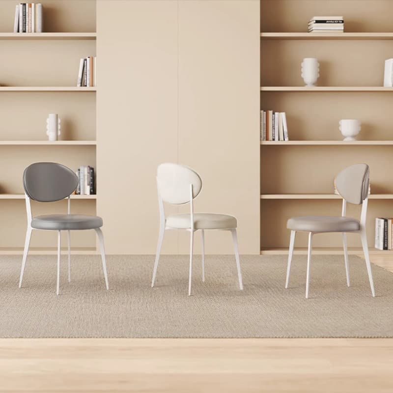 Casaconer | ダイニングチェア・2脚/4脚セット・レザー・チェア・ダイニングチェアー・ダイニング・チェアー・椅子・いす・イス・食卓椅子・レザー・スチール・リビングチェア・おしゃれ・椅子・チェア・北欧・ヴィンテージ・合皮・シンプル・リビング