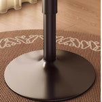 Casaconer | 昇降式サイドテーブル・センターテーブル・セラミック天板・丸形ステンレス脚・幅70×奥行40cm・高さ60~80cm・油圧式昇降・ブラック/ホワイト・コンパクトテーブル・多機能・おしゃれ・一人暮らし