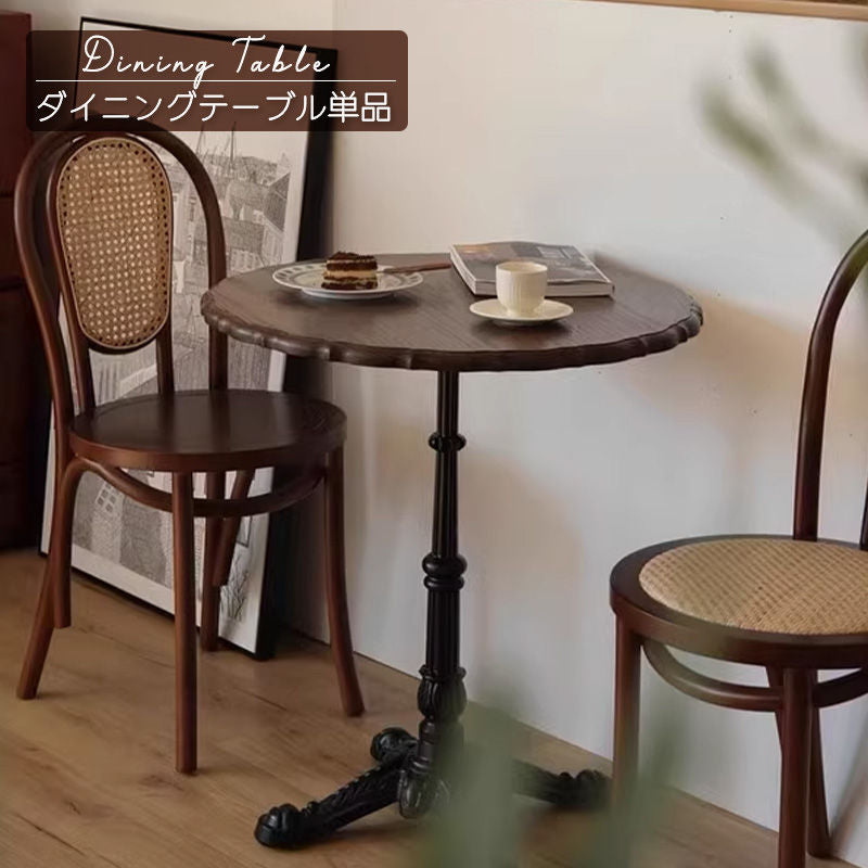 Casaconer | ダイニングテーブル・木製・天然木・北欧・おしゃれ・ナチュラル・モダン・ダイニング・60・80・100・4人掛け