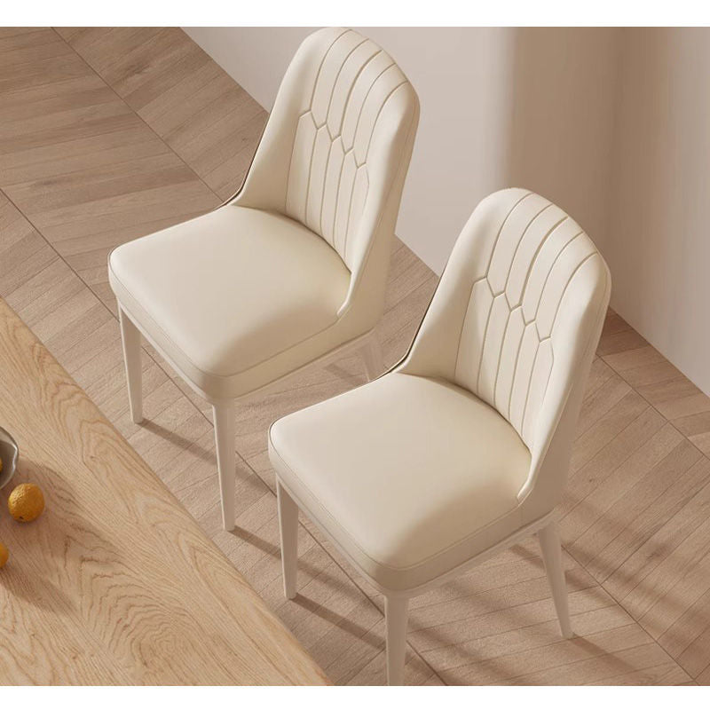 Casaconer | ダイニングチェア・3色・レザー・チェアー・カフェ・おしゃれ・椅子・チェア・イス・北欧・ヴィンテージ・合皮・シンプル・ダイニングチェアー・ダイニング・椅子・カーキ・グレー・リビング・ナチュラル・在宅ワーク・業務用