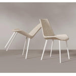 Casaconer | ダイニングチェア・2脚/4脚セット・レザー・チェア・ダイニングチェアー・ダイニング・チェアー・椅子・いす・イス・食卓椅子・レザー・スチール・リビングチェア・おしゃれ・椅子・チェア・北欧・ヴィンテージ・合皮・シンプル・リビング・ホワイト