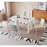 Casaconer | ダイニングチェア・2脚/4脚セット・レザー・チェア・ダイニングチェアー・ダイニング・チェアー・椅子・いす・イス・食卓椅子・レザー・スチール・リビングチェア・おしゃれ・椅子・チェア・北欧・ヴィンテージ・合皮・シンプル・リビング