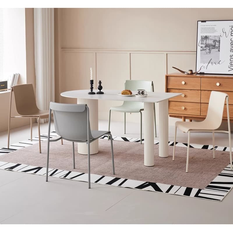 Casaconer | ダイニングチェア・2脚/4脚セット・レザー・チェア・ダイニングチェアー・ダイニング・チェアー・椅子・いす・イス・食卓椅子・レザー・スチール・リビングチェア・おしゃれ・椅子・チェア・北欧・ヴィンテージ・合皮・シンプル・リビング