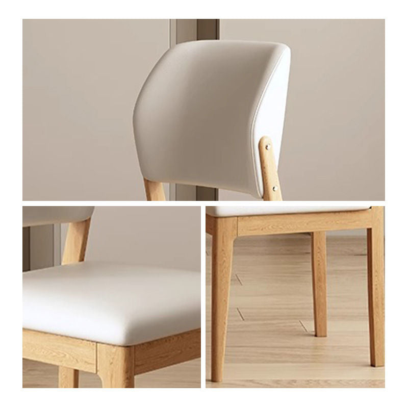 Casaconer | ダイニングチェア・天然木・レザー・木製・北欧・おしゃれ・ナチュラル・韓国風・ダイニング・ダイニングチェアー・4脚セット・2脚セット