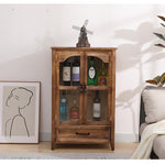 Casaconer | ほぼ完成品・脚の取り付けが必要・食器棚・おしゃれ・一人暮らし・レンジ台・おしゃれ・北欧・レンジラック・木製・レンジボード・キッチンカウンター・目隠し・キッチン収納・キッチン・収納・キャビネット・収納棚・扉付き