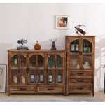 Casaconer | ほぼ完成品・脚の取り付けが必要・食器棚・おしゃれ・一人暮らし・レンジ台・おしゃれ・北欧・レンジラック・木製・レンジボード・キッチンカウンター・目隠し・キッチン収納・キッチン・収納・キャビネット・収納棚・扉付き