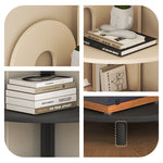 コーナーラック スチール製 フロア収納ラック 多段収納 コーナー対応 省スペース 立て置き 置物棚 書棚 リビング 玄関 ブラック ホワイト