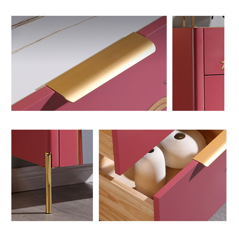 キャビネット・おしゃれ・北欧・シンプル・収納棚・リビング・収納・リビングボード・5段