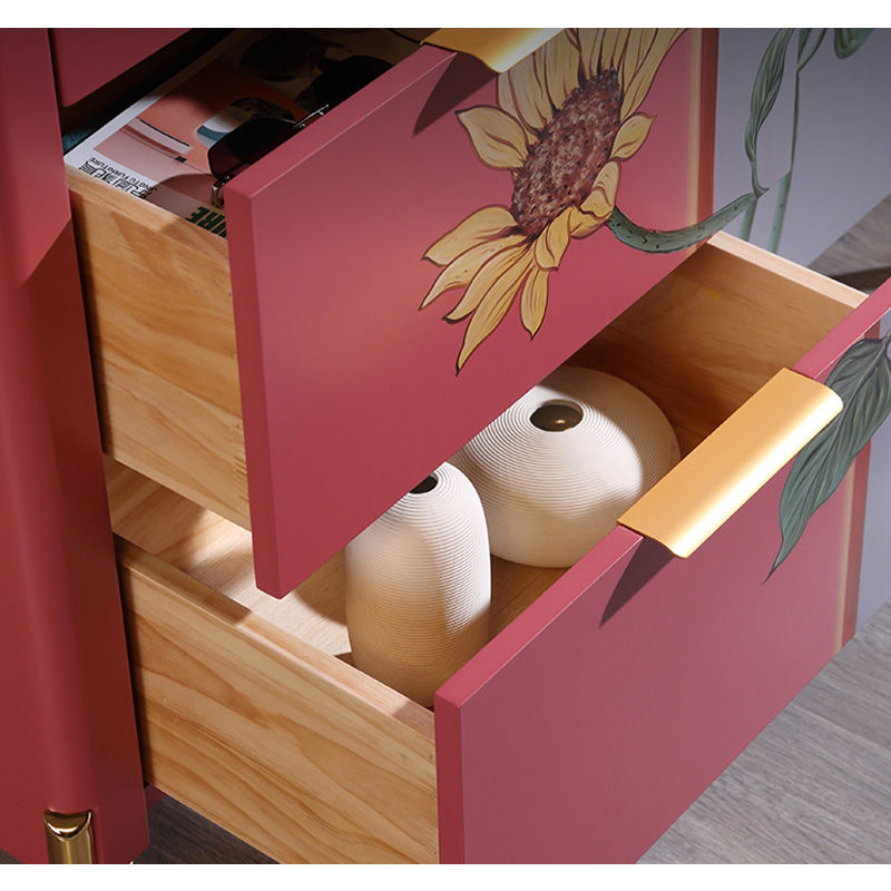 キャビネット・おしゃれ・北欧・シンプル・収納棚・リビング・収納・リビングボード・5段