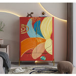 Casaconer | ほぼ完成品・脚の取り付けが必要・電話台・新聞・小物・収納・チェスト・引き出し・いっぱい・150・fax台・引出し・スチール・和室・オフィス・リビング・シェルフ・チェスト・リビング収納・きりたんす・レッド・ベージュ・おしゃれ・和風・ほぼ完成品・北欧