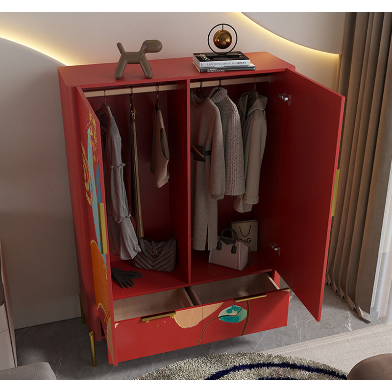 Casaconer | ほぼ完成品・脚の取り付けが必要・電話台・新聞・小物・収納・チェスト・引き出し・いっぱい・150・fax台・引出し・スチール・和室・オフィス・リビング・シェルフ・チェスト・リビング収納・きりたんす・レッド・ベージュ・おしゃれ・和風・ほぼ完成品・北欧