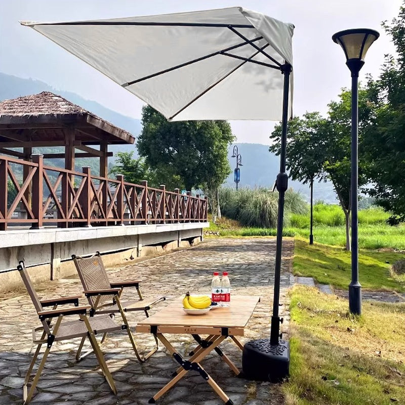 ガーデンパラソル・手動開閉タイプ・丸・幅300cm・日よけ・雨よけ対応・アウトドア