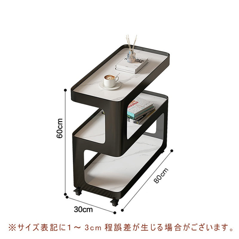 Casaconer | センターテーブル・幅60cm・幅80cm・おしゃれ・北欧・リビング・収納・棚付き・収納棚・飾り棚・韓国インテリア・おしゃれ