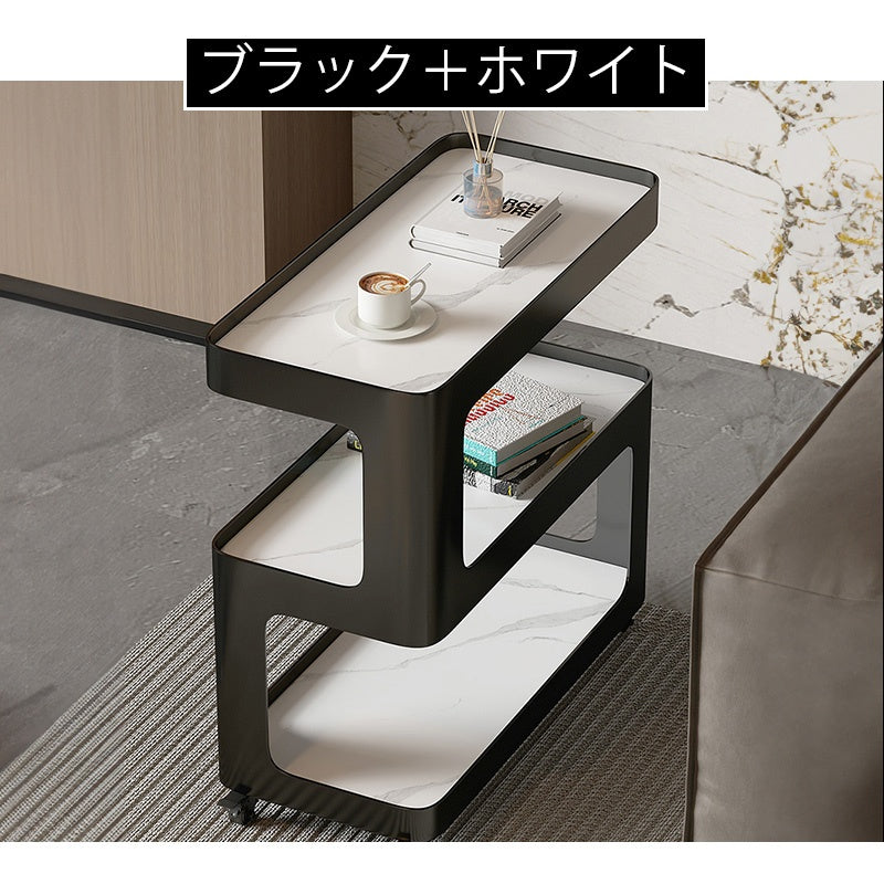 Casaconer | センターテーブル・幅60cm・幅80cm・おしゃれ・北欧・リビング・収納・棚付き・収納棚・飾り棚・韓国インテリア・おしゃれ