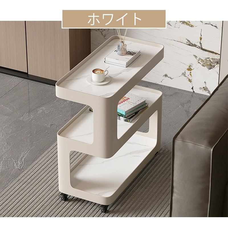 Casaconer | センターテーブル・幅60cm・幅80cm・おしゃれ・北欧・リビング・収納・棚付き・収納棚・飾り棚・韓国インテリア・おしゃれ