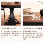 Casaconer | 無垢材ダイニングテーブル・折りたたみ・丸テーブル・2人・4人・6人・折り畳み・テーブルのみ・ダイニング・幅120・丸・円型・シンプル・4人掛け用・6人掛け用・木製・おしゃれ・食卓・天然木・北欧・丸型・テーブル単品・グレー