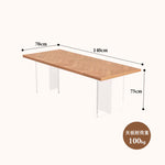 Casaconer | ダイニングテーブル単品・木製・天然木・おしゃれ・ダイニング・リビングテーブル・4人掛け・6人掛け・幅120