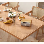 Casaconer | ダイニングテーブル単品・木製・天然木・おしゃれ・ダイニング・リビングテーブル・4人掛け・6人掛け・幅120