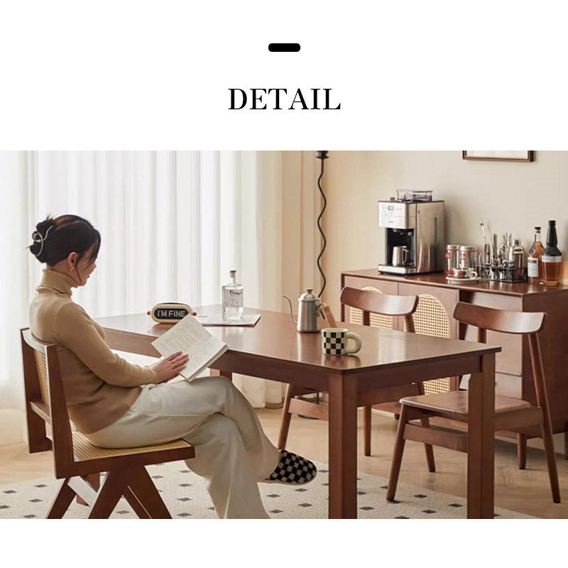 Casaconer | ダイニングテーブル単品・木製・おしゃれ・リビングテーブル・幅140・4人掛け・6人掛け