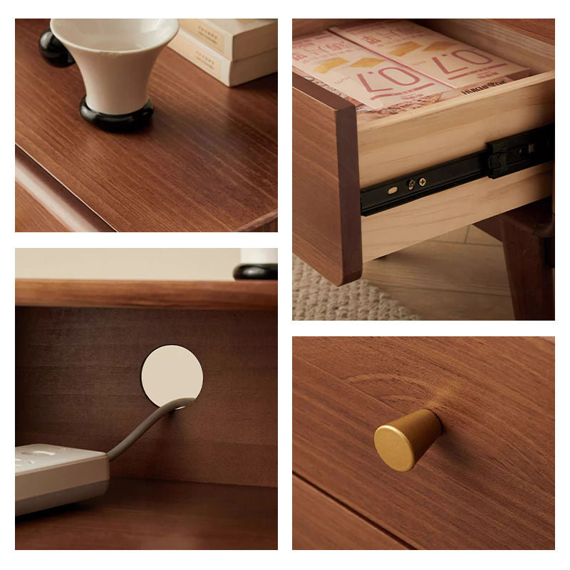 Casaconer | ナイトテーブル・おしゃれ・木製ナイトテーブル・寝室・収納・サイドテーブル・ミニテーブル・ベッドサイドチェスト