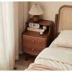 Casaconer | ナイトテーブル・おしゃれ・木製ナイトテーブル・寝室・収納・サイドテーブル・ミニテーブル・ベッドサイドチェスト