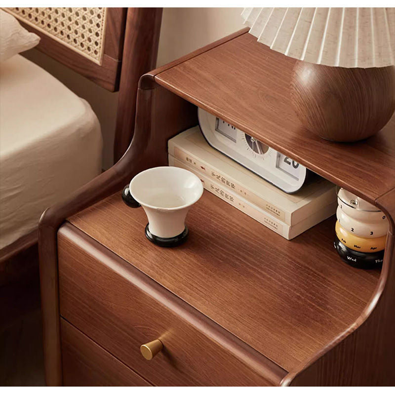 Casaconer | ナイトテーブル・おしゃれ・木製ナイトテーブル・寝室・収納・サイドテーブル・ミニテーブル・ベッドサイドチェスト