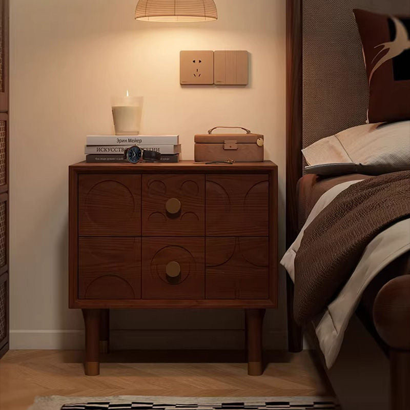 Casaconer | ナイトテーブル・おしゃれ・木製ナイトテーブル・寝室・収納・サイドテーブル・ミニテーブル・ベッドサイドチェスト