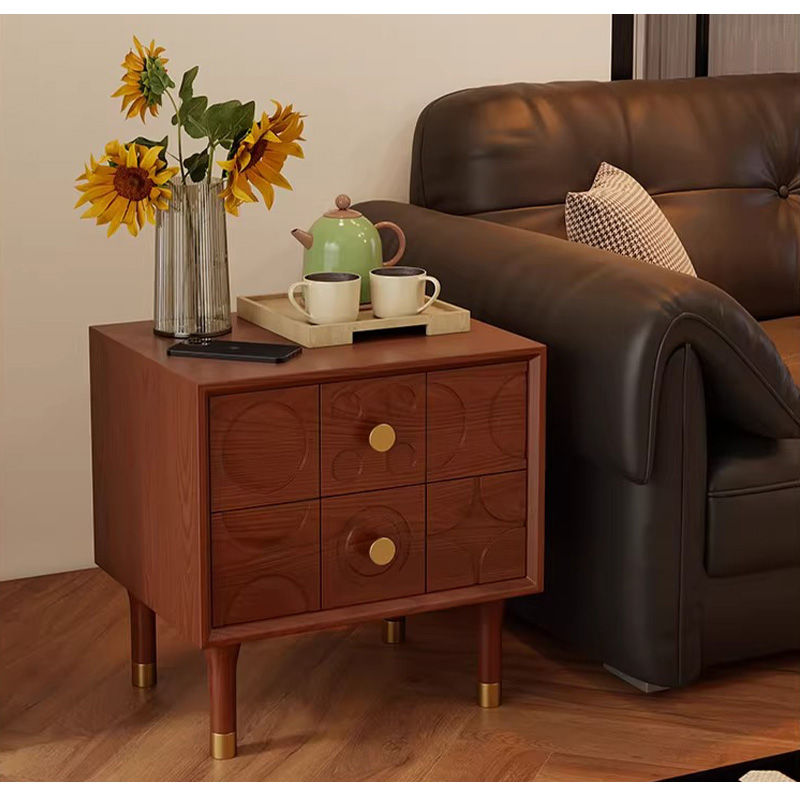 Casaconer | ナイトテーブル・おしゃれ・木製ナイトテーブル・寝室・収納・サイドテーブル・ミニテーブル・ベッドサイドチェスト