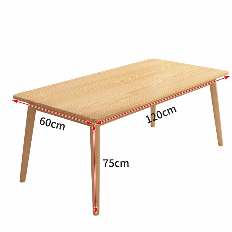 Casaconer | ダイニングテーブル単品・木製・おしゃれ・リビングテーブル・幅140・4人掛け・6人掛け