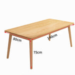 Casaconer | ダイニングテーブル単品・木製・おしゃれ・リビングテーブル・幅140・4人掛け・6人掛け