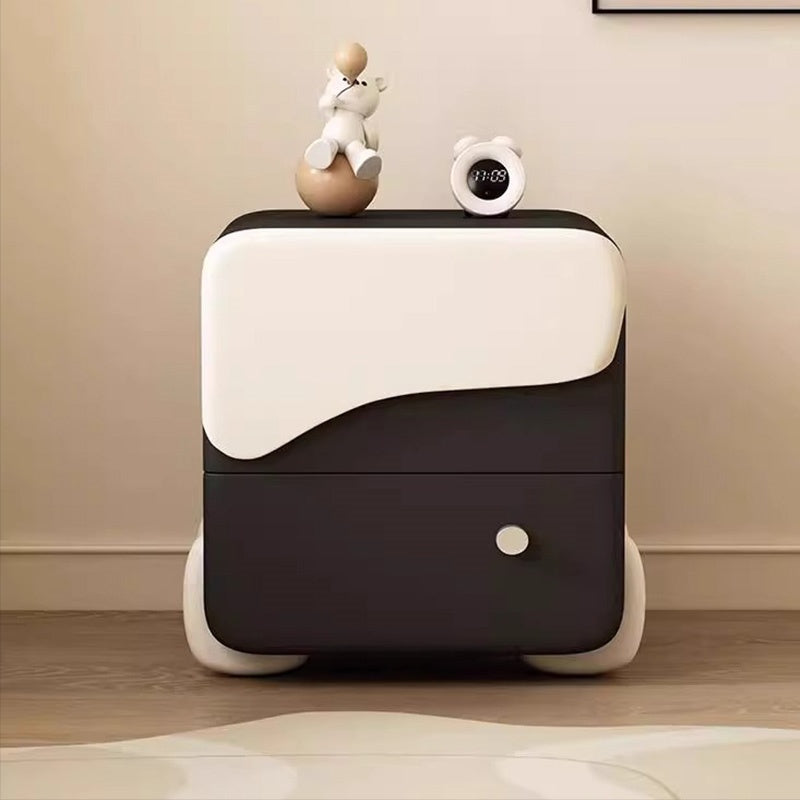 Casaconer | ナイトテーブル・ベッドサイドテーブル・40cm/45cm/50cm幅・無垢材・アーチ型収納・引き出し付き・北欧風デザイン・コンパクト設計